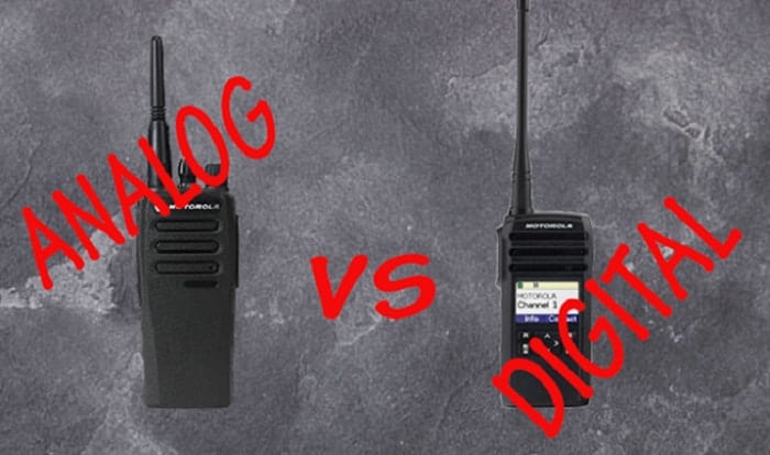 analog vs digital two way radios