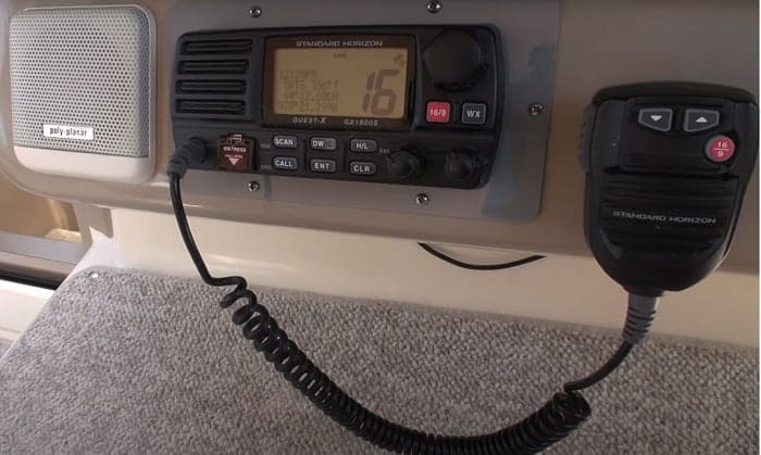 when operating a vhf marine radio when should the term mayday be used