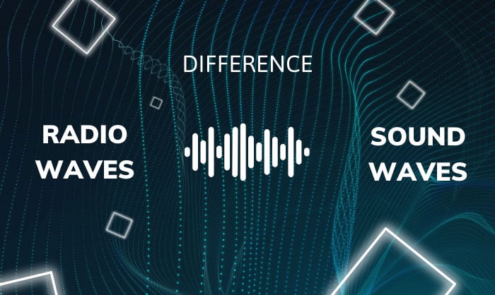 difference between radio waves and sound waves