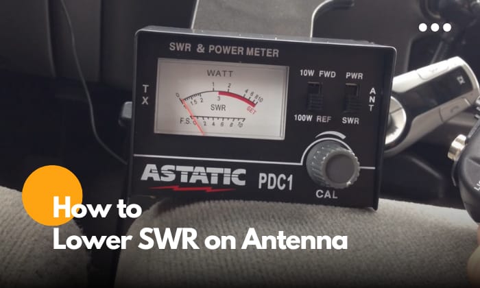 how to lower swr on antenna