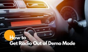 how to get radio out of demo mode