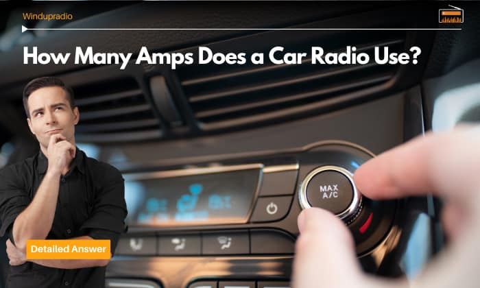 how many amps does a car radio use